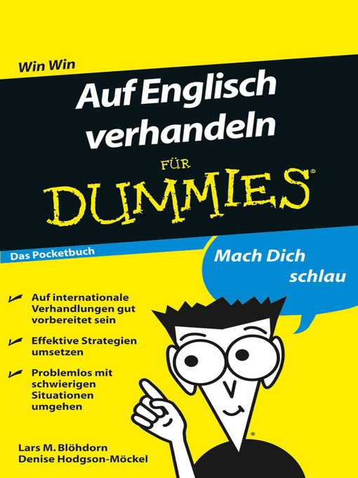 Title details for Auf Englisch verhandeln für Dummies Das Pocketbuch by Lars M. Blöhdorn - Available